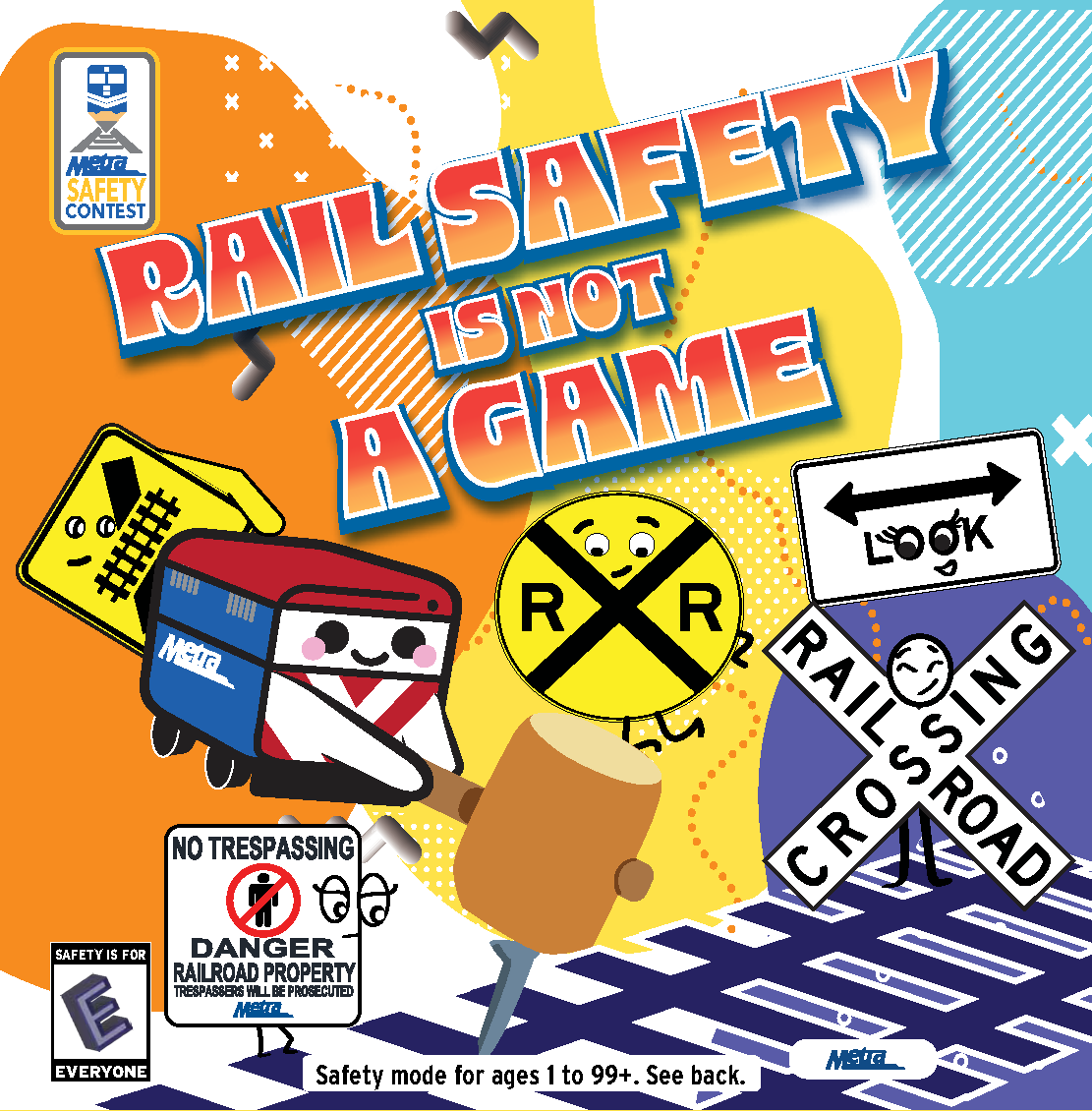 rail safety poster