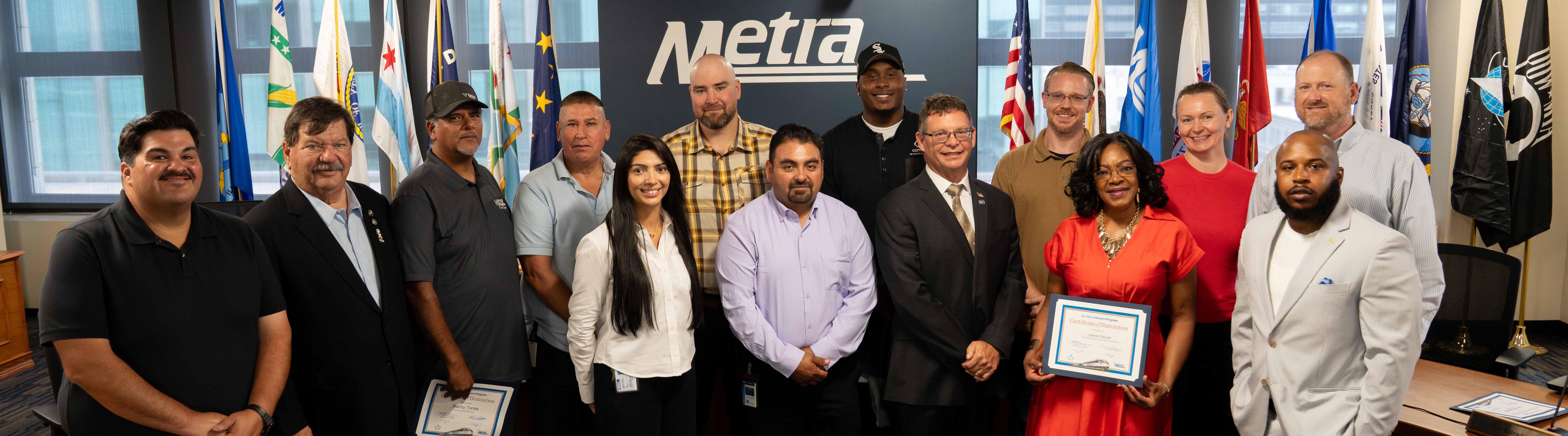 MY Metra honors winners 